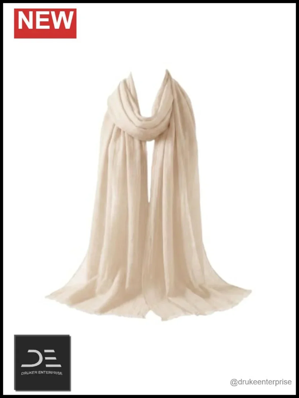 Lightweight Solid Color Soft Cotton Linen Fashion Scarf Shawl Wrap